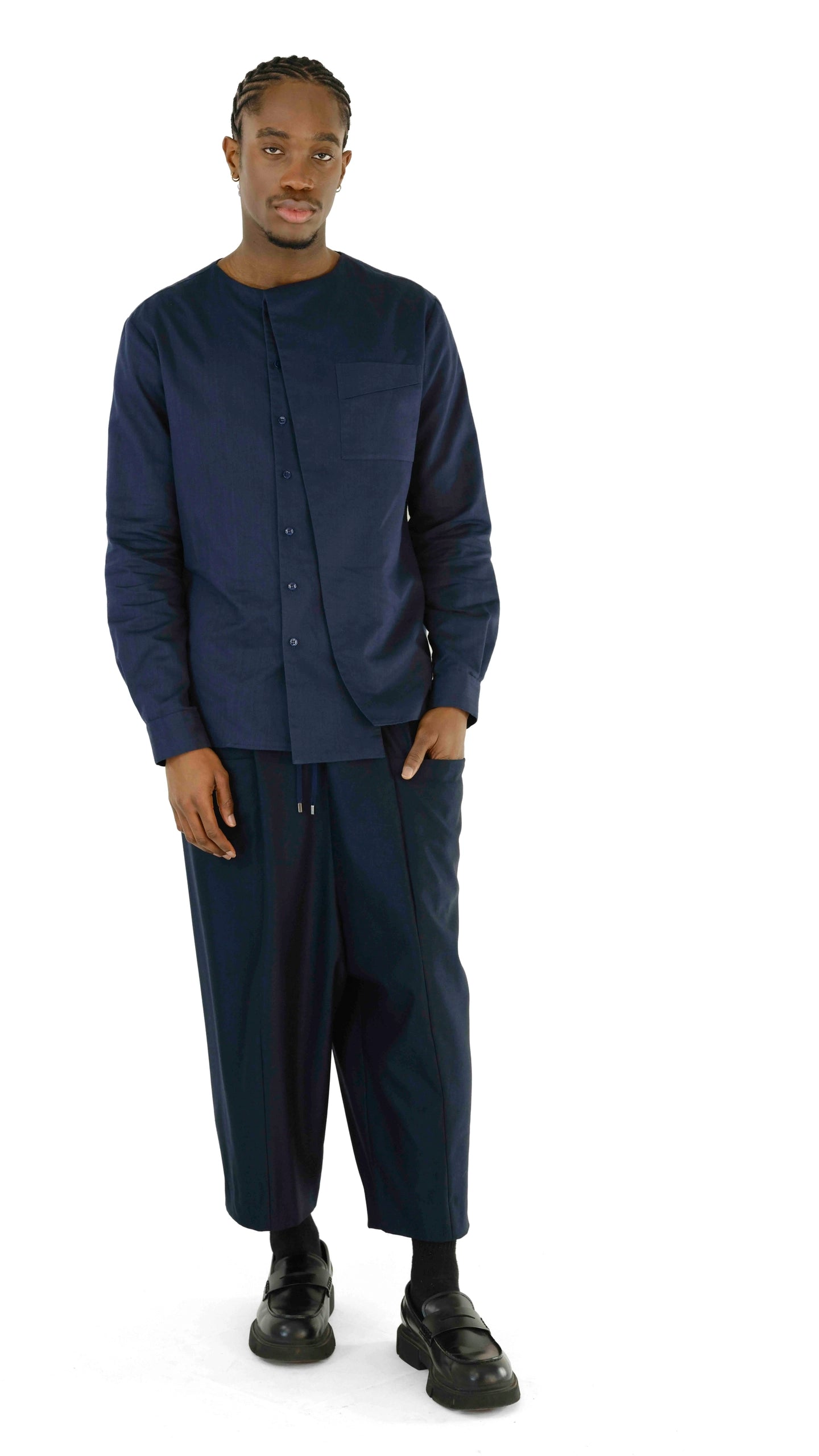 CHEMISE COBALT