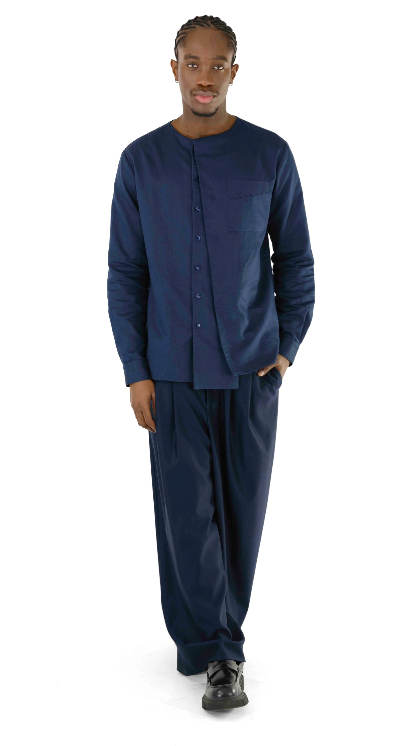 CHEMISE COBALT
